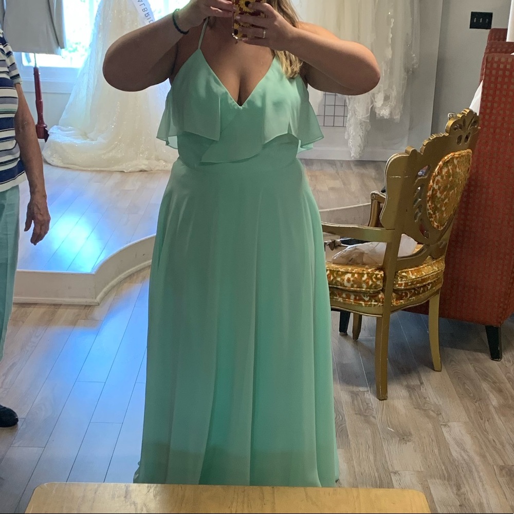 Teal Bridesmaids Dress Size 14